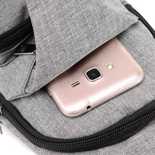 Load image into Gallery viewer, Usb Outdoor Sports Casual Canvas Unbalance Backpack Crossbody Sling Shoulder Bag - Big Sword