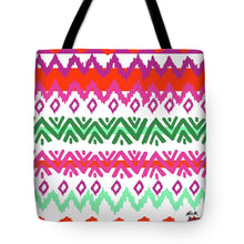 Load image into Gallery viewer, Hi Navajo Mission Round Tote Bag - Big Sword
