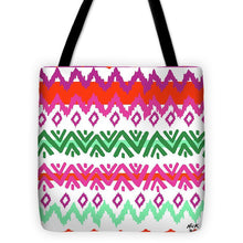 Load image into Gallery viewer, Hi Navajo Mission Round Tote Bag - Big Sword
