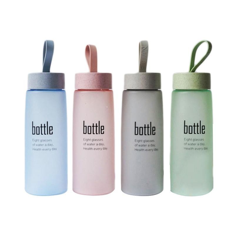 520 Ml Frosted Water Drinking Bottle Couples Creative Portable Water Bottle - Big Sword